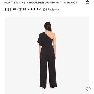Adriana Papell one shoulder jumpsuit